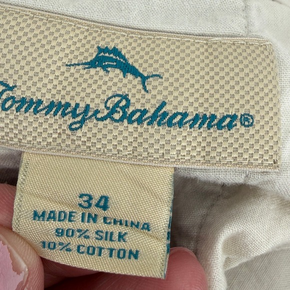 Tommy Bahama Mens Chino Shorts LOT of 3 Size 36 Silk Blend - Flaws-‎ see listing - Picture 5 of 16